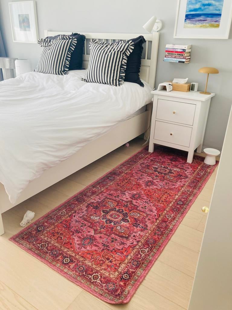 Georgia Oriental Loper - Rood / Roze 80x200 2 x, Rouge, 150 à 200 cm, Enlèvement, 50 à 100 cm