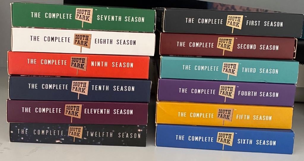 DVD boxen South Park, Cd's en Dvd's, Vanaf 6 jaar, Ophalen, Zo goed als nieuw