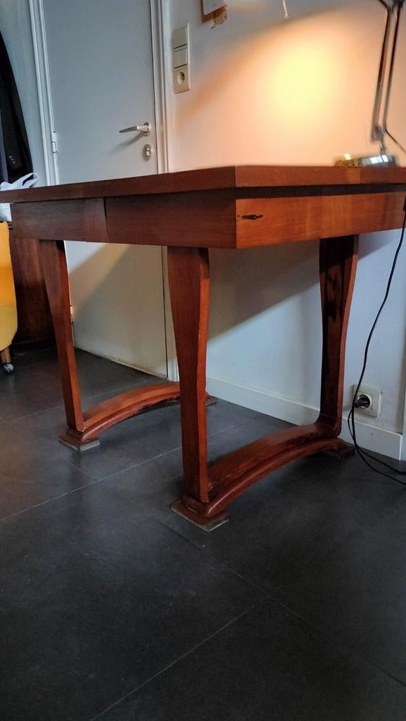 Art-deco bureau tafel met stoel., Antiek en Kunst, Ophalen
