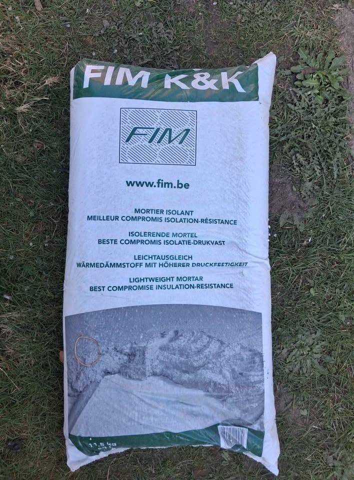 VLOERISOLATIE FIM K/K - 32 ZAKKEN - PRIJSVERLAGING !!!, Enlèvement, Comme neuf, Autres matériaux, Isolation de sol