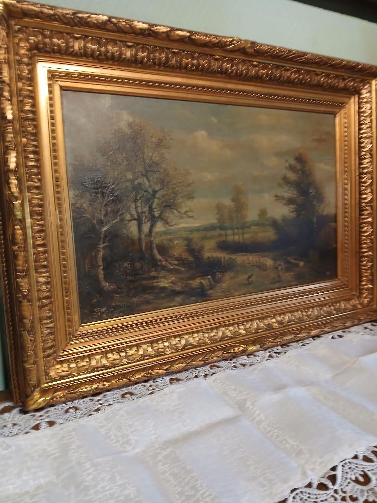 Kudde herder en schapen., Ophalen