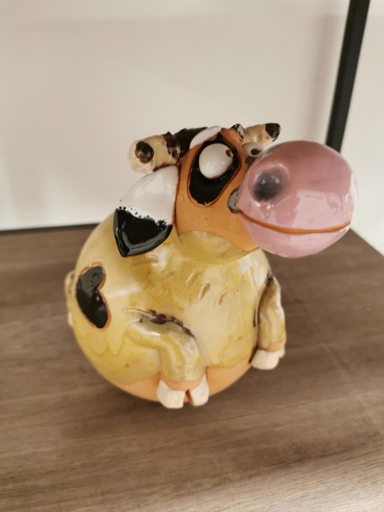 Koe in terracotta. Nieuw, Ophalen of Verzenden