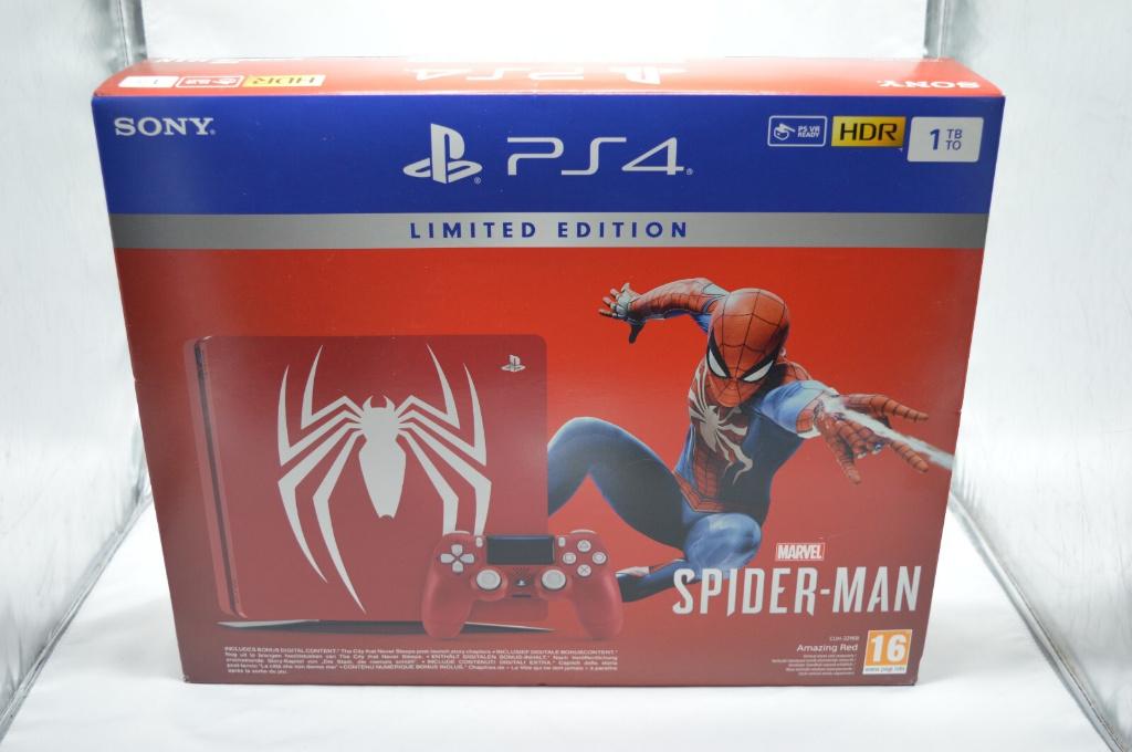 PS4 spiderman, rode versie, rode controller, mooie staat, Games en Spelcomputers, Spelcomputers | Sony PlayStation 4, Ophalen of Verzenden