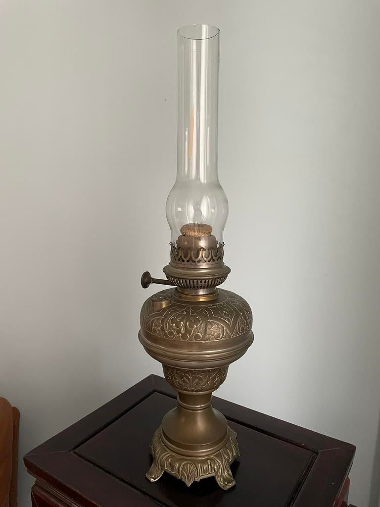Lampe à huile L&B - originale, Antiquités & Art, Enlèvement