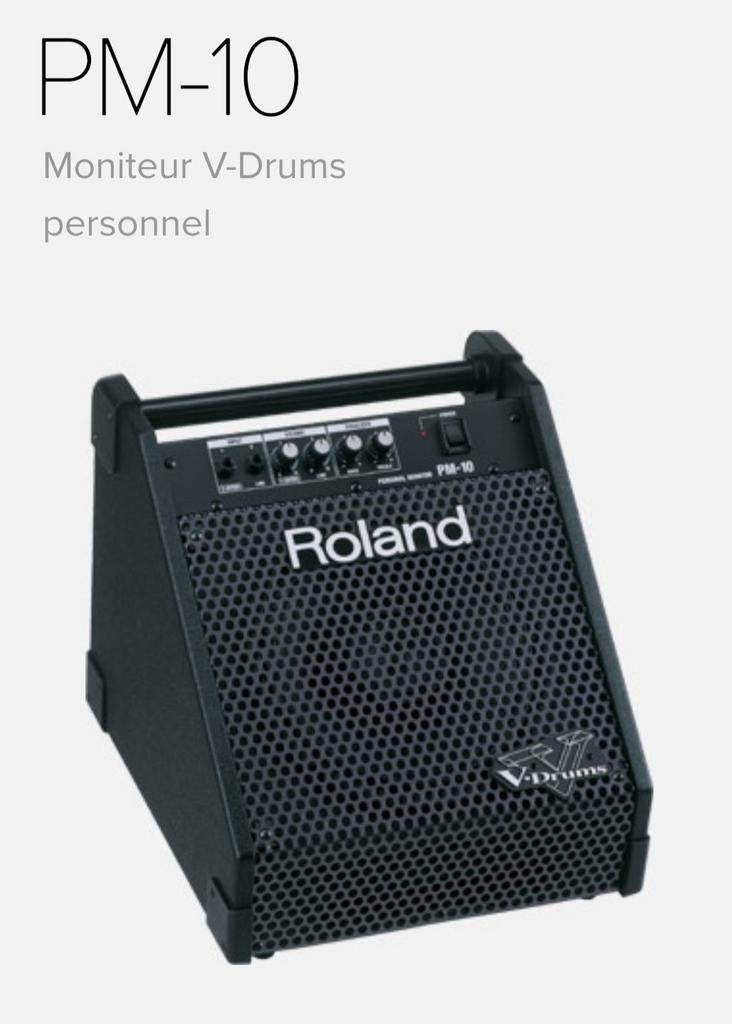 Roland moniteur PM-10, Muziek en Instrumenten, Versterkers | Bas en Gitaar, Ophalen