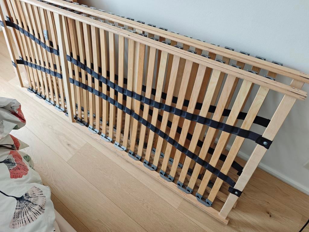 2 sommiers Ikea Lönset 200x80 cm, Une personne, Utilisé, Sommier, 200 cm