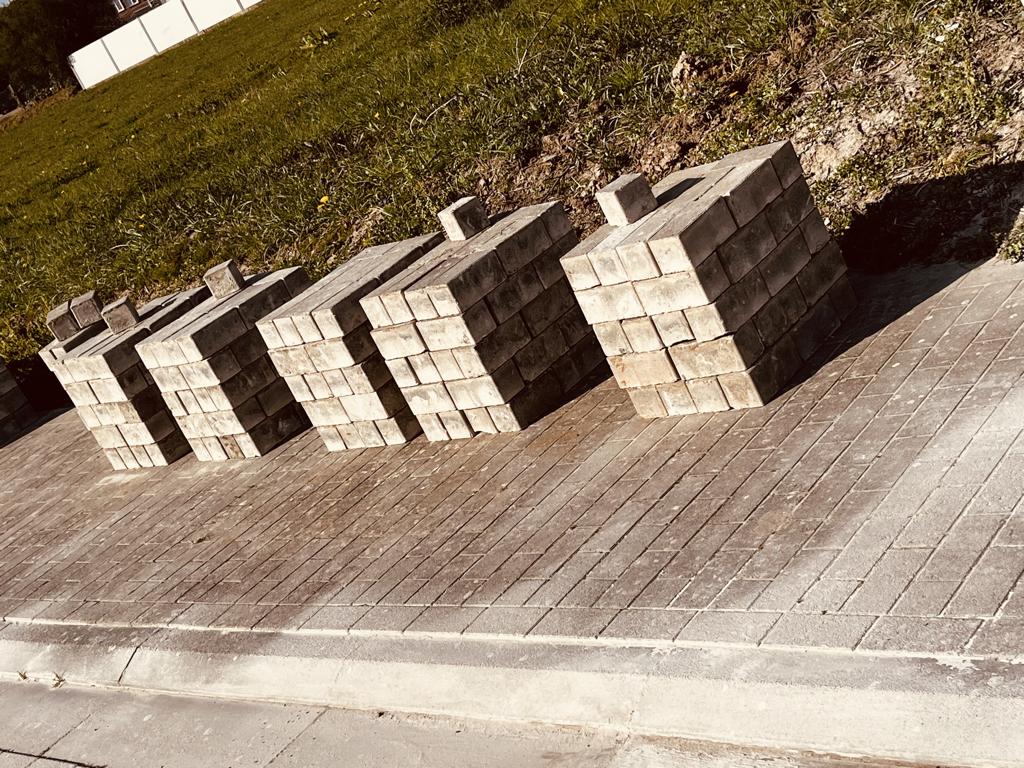 betonklinkers 20x10x10, Ophalen, Beton, 10 m² of meer, Klinkers
