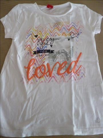 s'OILIVER t shirt maat 128 - 134, Meisje, Ophalen of Verzenden, Zo goed als nieuw, Shirt of Longsleeve