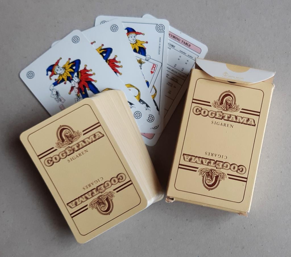 SPEELKAARTEN SIGAREN COGETAMA RECLAME TABAK TABAC., Ophalen of Verzenden, Speelkaart(en)