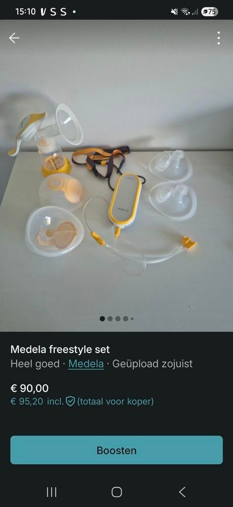 Medela freestyle borstkolfset, Huis en Inrichting, Lampen | Spots, Ophalen