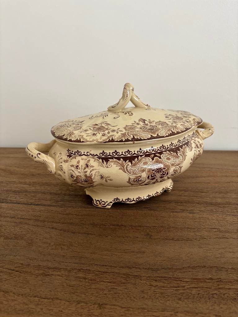 Antieke terrine / soepterrine – DORDRECHT B.F.K – Belgium, Enlèvement