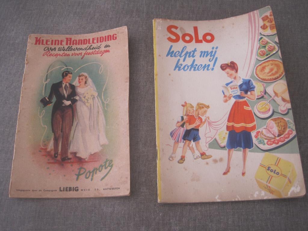 2 oude vintage kookboeken Solo, Liebig, Boeken, Kookboeken, Ophalen of Verzenden