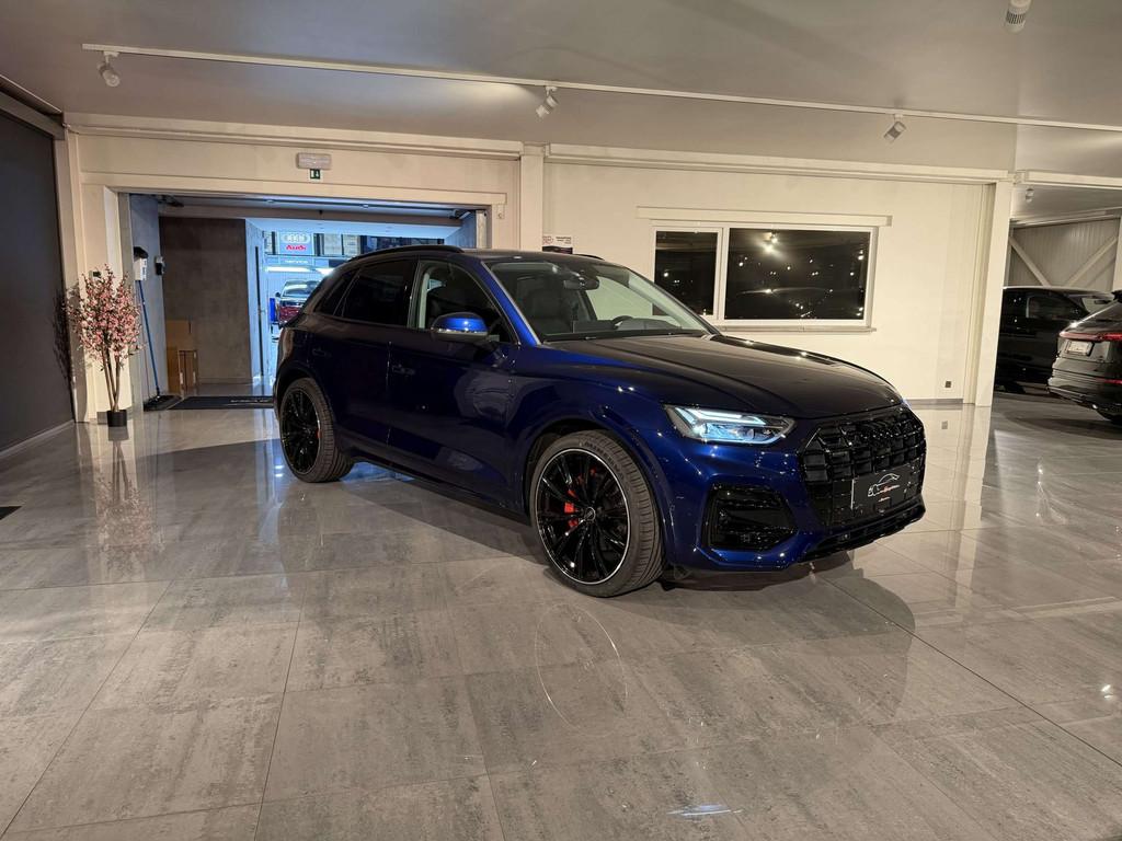 Audi Q5 SOLD BIJ GARAGE VRIENS YVES BV! (bj 2021, automaat), Auto's, Automaat, Gebruikt, Blauw, 408 pk