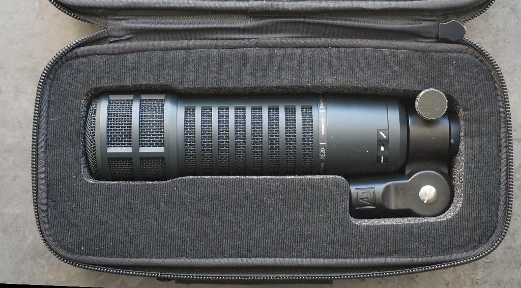 Electro-Voice RE20 - Black Dynamische Microfoon, Musique & Instruments, Microphones, Enlèvement ou Envoi, Comme neuf, Micro studio