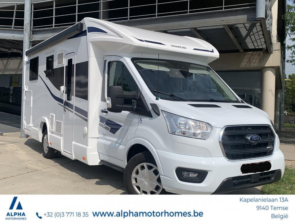 Rimor Evo 95 Ford 170pk Manueel (bj 2024), Caravans en Kamperen, Overige merken, 7 tot 8 meter, Bedrijf, L-zit