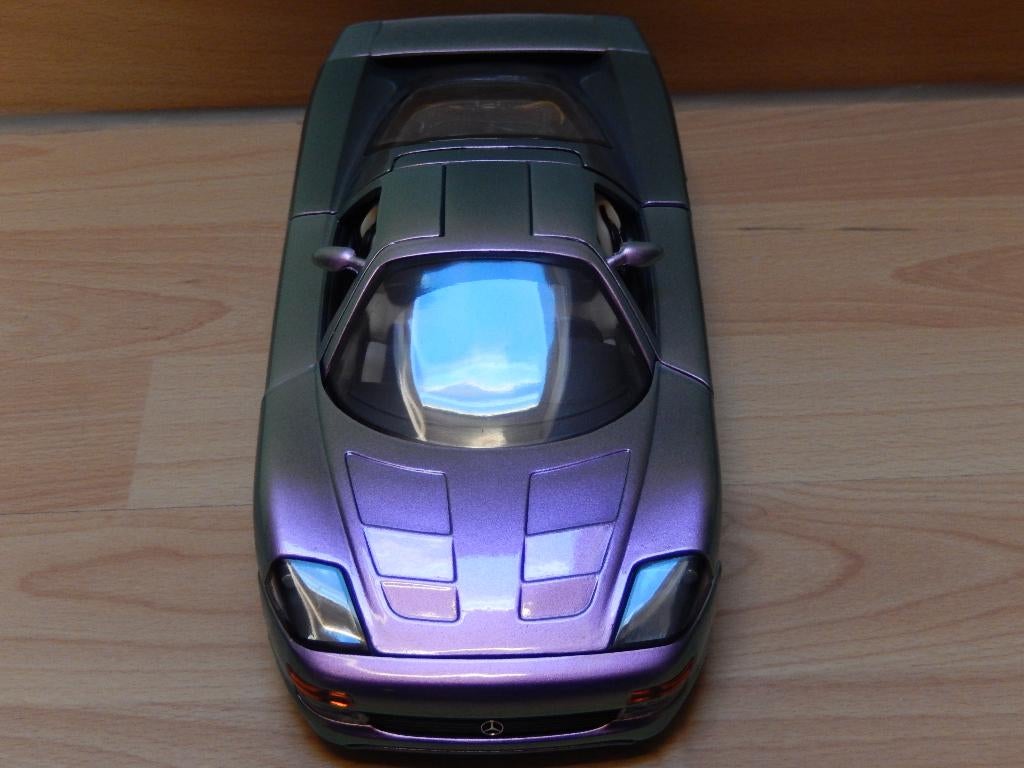 Mercedes C112 1/18 Guiloy, Hobby en Vrije tijd, Modelauto's | 1:18, Ophalen of Verzenden, Zo goed als nieuw, Auto, Overige merken