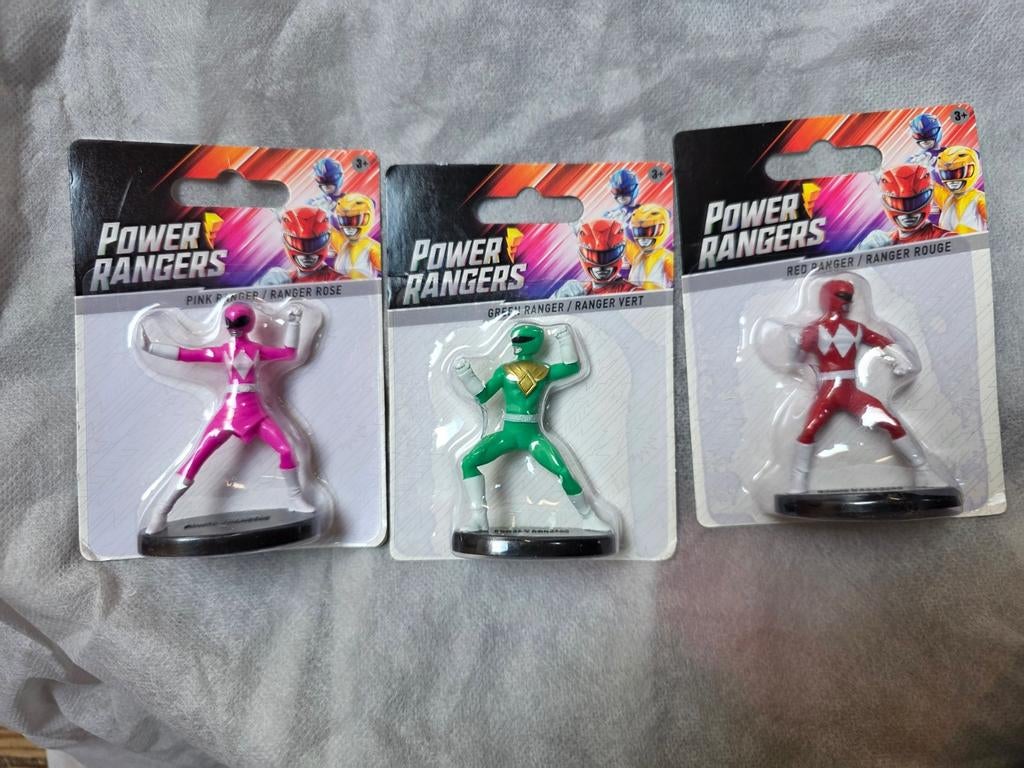 3 Power Rangers-figuren in beperkte oplage Deze cijfers zijn, Verzamelen, Ophalen of Verzenden