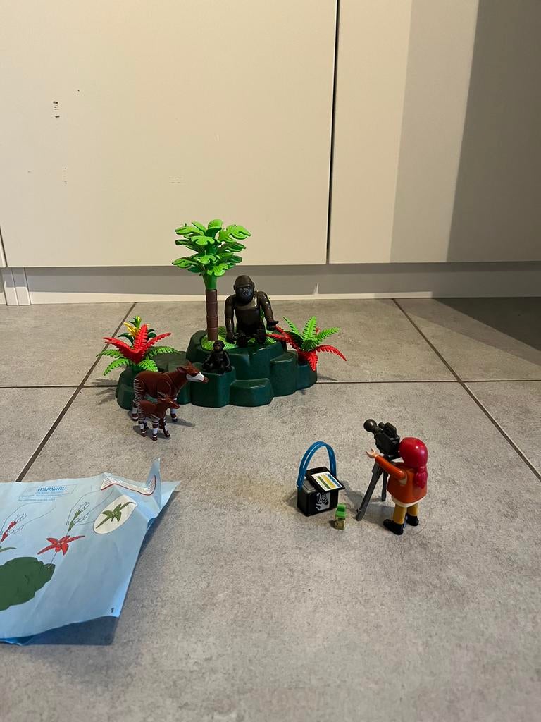 Playmobil wild life gorilla’s en okapi’s, Ophalen, Zo goed als nieuw