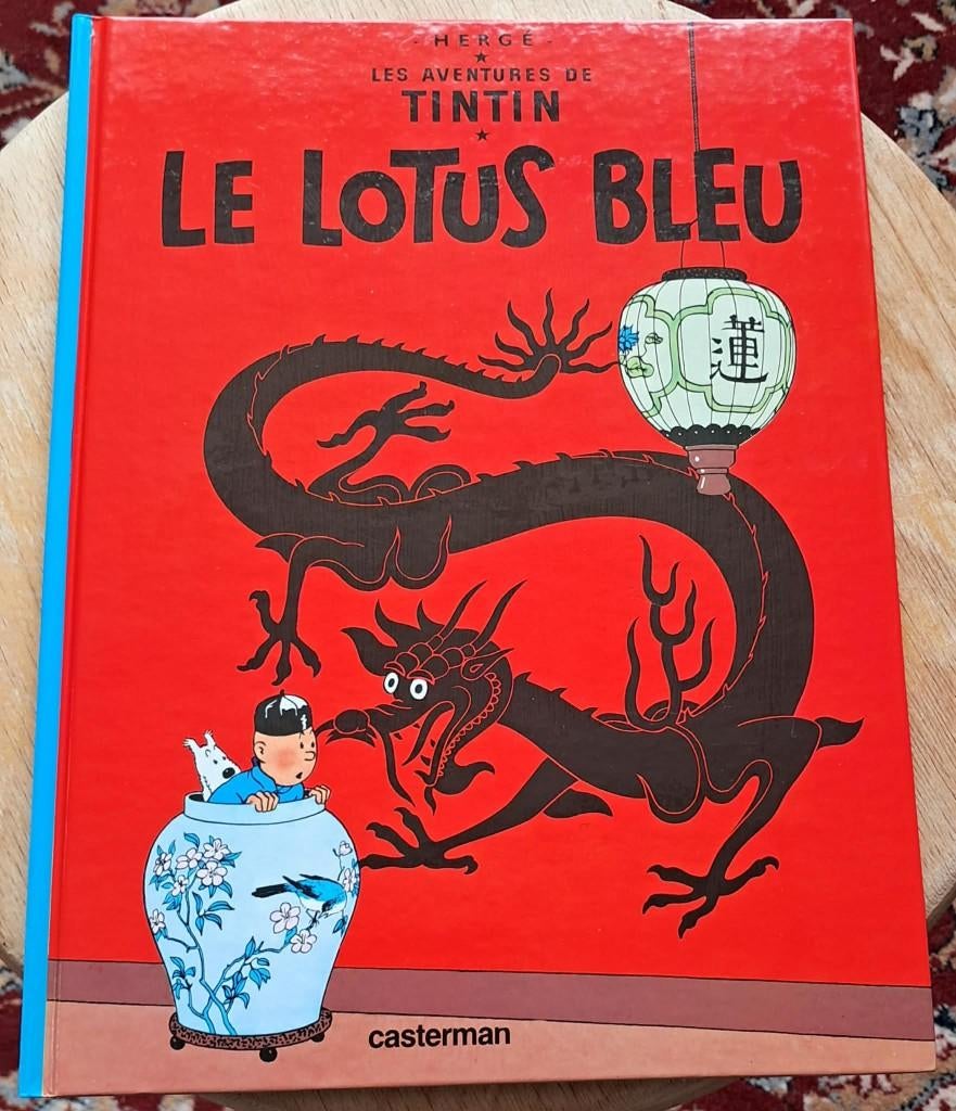 Tintin - Le Lotus Bleu, Enlèvement ou Envoi, Une BD, Comme neuf, Hergé