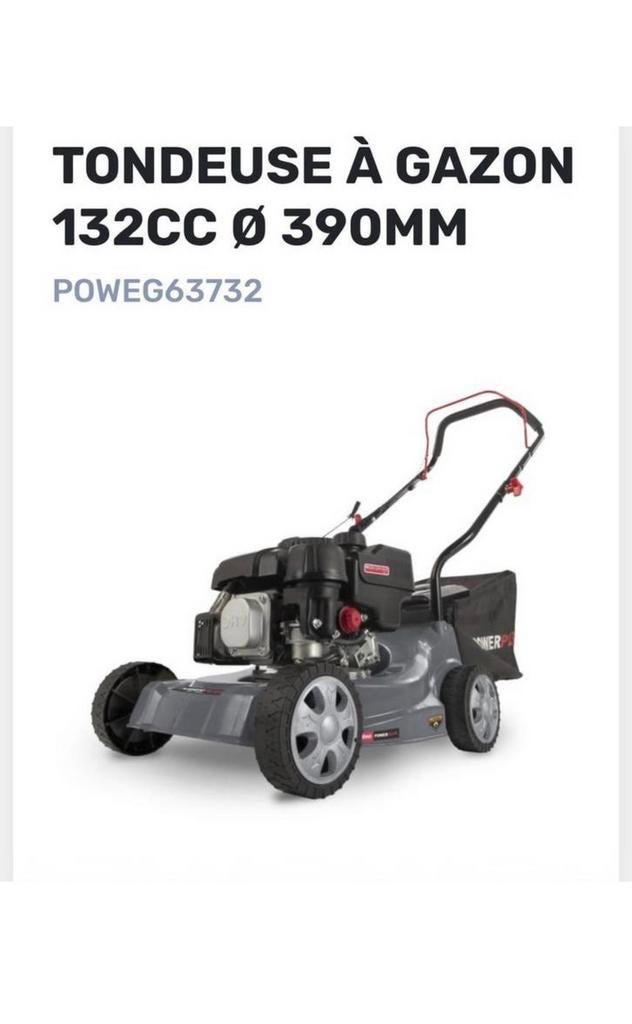 TONDEUSE À GAZON 132CC Ø 390MM puissante neuve, Jardin & Terrasse, Enlèvement, Neuf