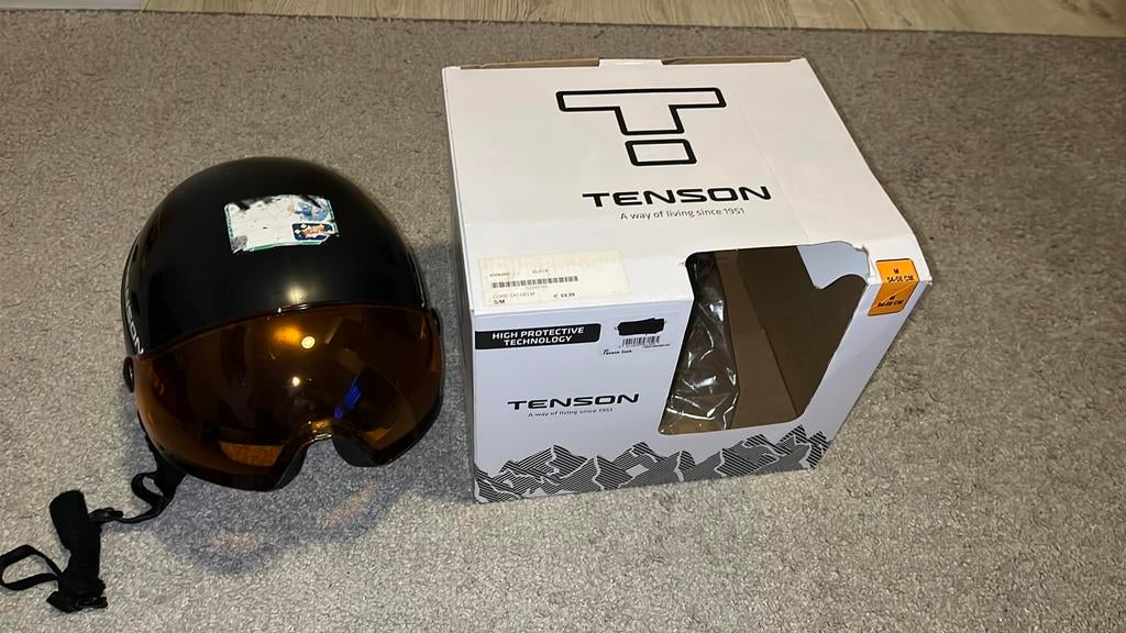 tension core ski helm, Fietsen en Brommers, Brommerhelmen, Zo goed als nieuw, Medium, Ophalen