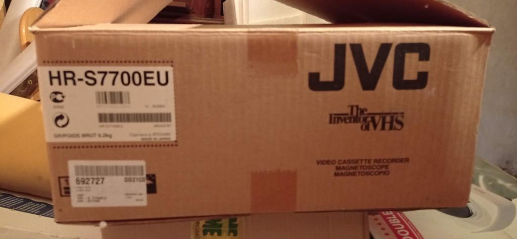 Enregistreur vidéo Super VHS JVC HR-S7700, Enlèvement ou Envoi, Comme neuf, Lecteur ou enregistreur VHS