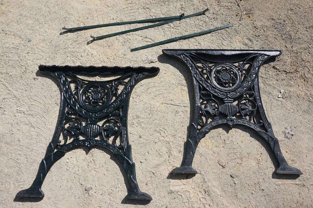 Gietijzeren tuintafel onderstel, meerdere sets beschikbaar, Enlèvement, Neuf, Métal
