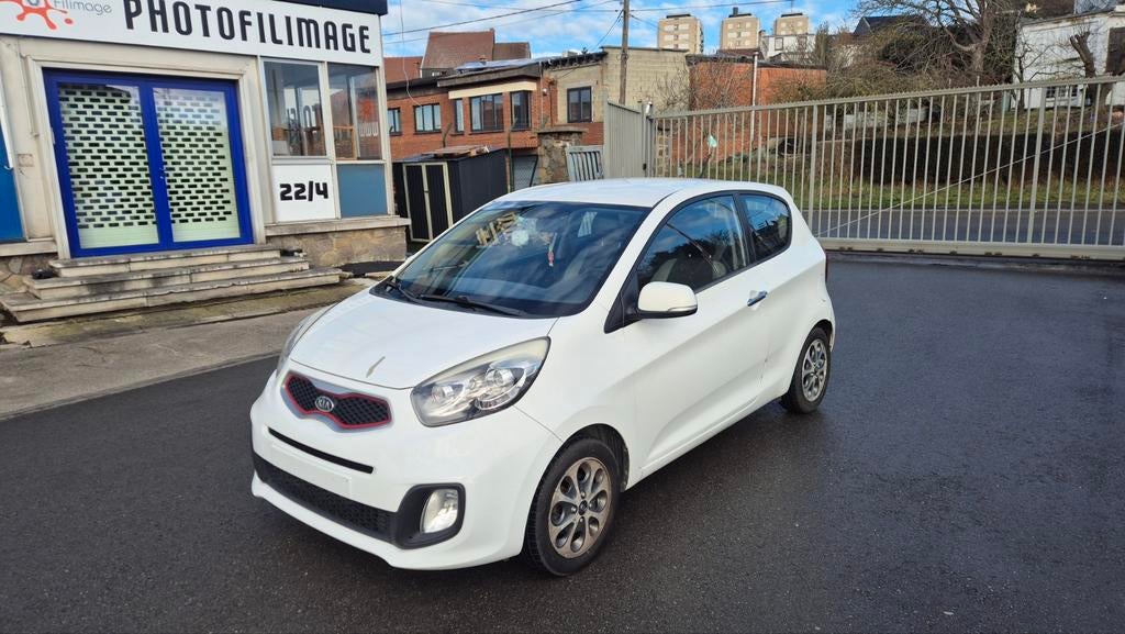 Kia Picanto 1.0i Feuille Rose Euro 5B Anne 2012 Cuir Airco, Auto's, Kia, Euro 5, 50 kW, Leder, Bedrijf