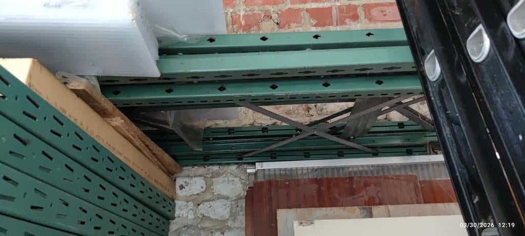 Groene industriële rekken, Huis en Inrichting, Ophalen