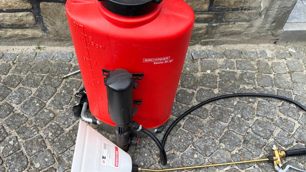 Birchmeier rugsproeier senior 20L, Jardin & Terrasse, Pesticides, Enlèvement, Comme neuf, Répression des mauvaises herbes