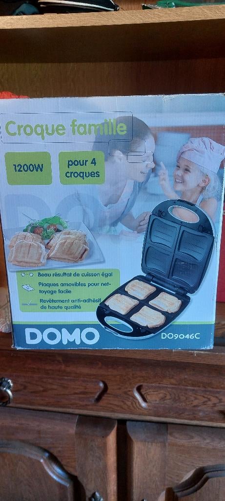 Appareil à croque monsieur  et galette, Electroménager, Enlèvement, Plaques amovibles, Utilisé