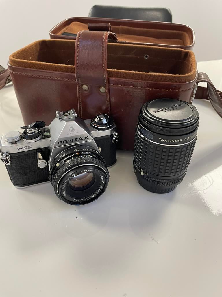 Pentax ME analoge camera set, Enlèvement ou Envoi, Utilisé, Reflex miroir, Pentax