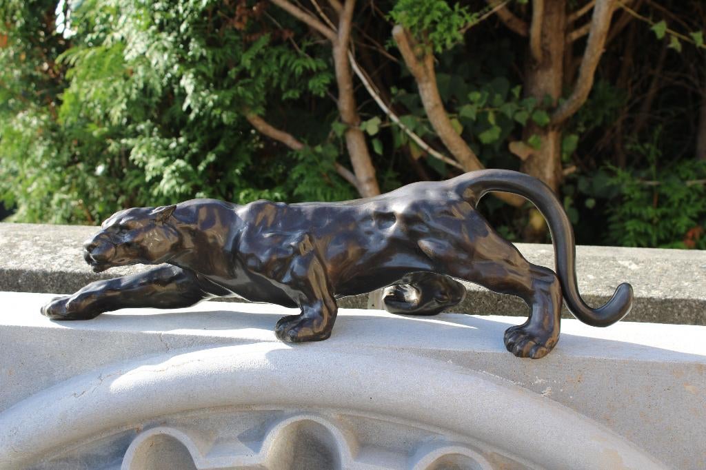 panthère en bronze ,XXL long : 60 cm !, Enlèvement ou Envoi, Neuf