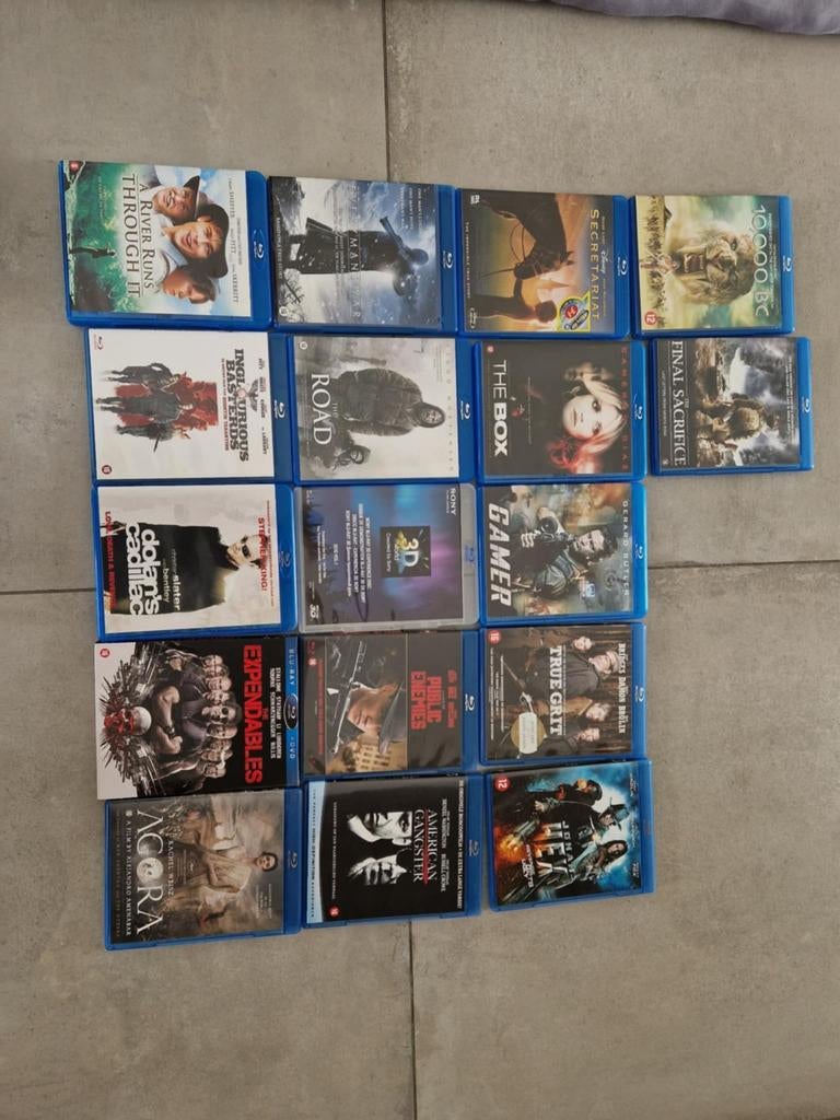 Partij van 17 Blu-ray films - Actie, Drama, Western, Ophalen