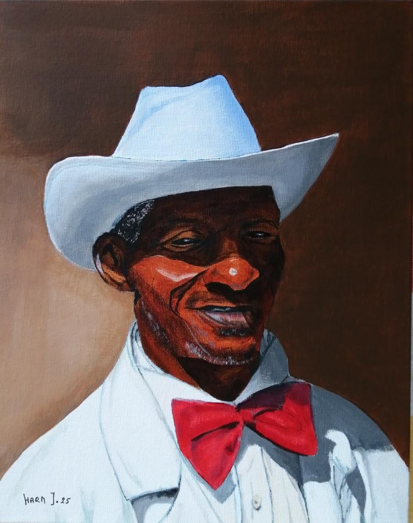 schilderij Cubaanse man, Ophalen, Schilderij