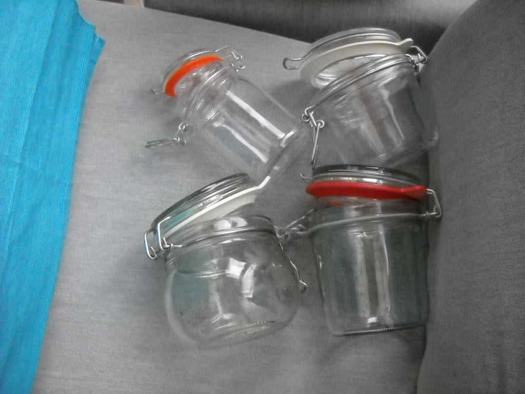 6 steriliseerbokalen-meeste zijn ikea, Ophalen, Gebruikt