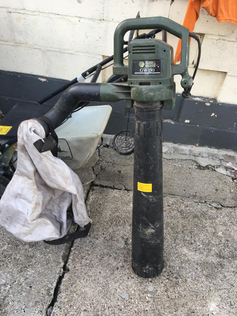 Aspirateur Feuilles Black Decker, Jardin & Terrasse, Électrique, Black & Decker, Enlèvement, Utilisé