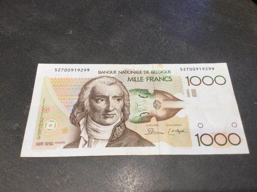 Belgique 1000 Francs type Gretry, Timbres & Monnaies, Billets de banque | Belgique, Enlèvement ou Envoi