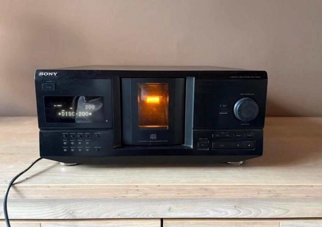Lecteur 200 CD Sony CDP-CX200, TV, Hi-fi & Vidéo, Decks cassettes, Enlèvement ou Envoi, Sony