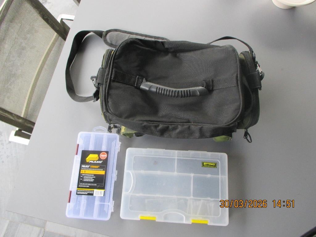 Vistas + 2 boxen, Ophalen, Gebruikt, Koffer of Tas