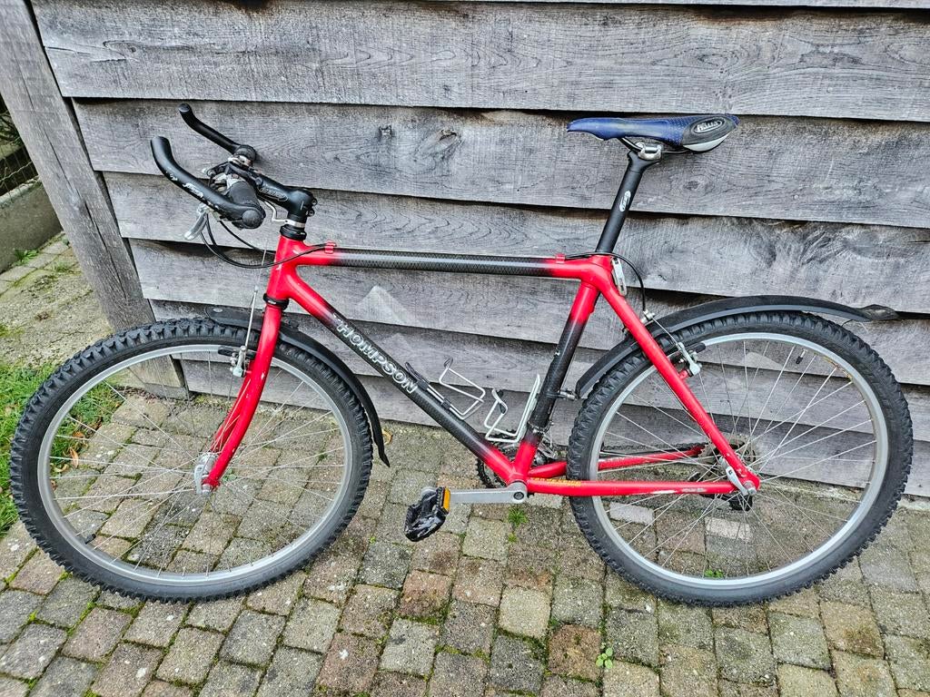 Thompson MTB, 27 versnellingen, Fietsen en Brommers, Gebruikt, Heren, 49 tot 53 cm, Geen vering