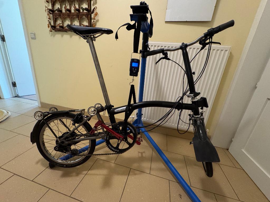 Brompton Superlight Kinetics Rohloff 14v, Vitesses, Enlèvement ou Envoi, Comme neuf, Totalement pliable