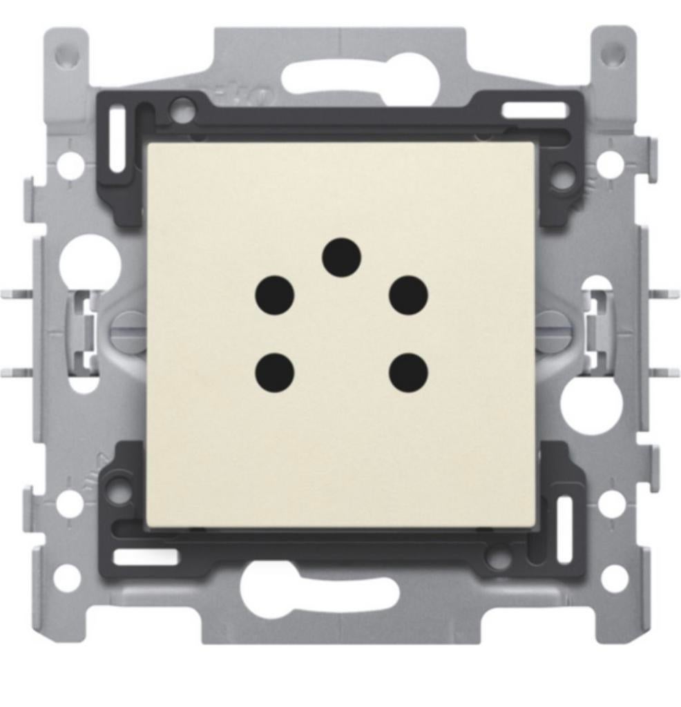 Prise telephone 5P Niko cream - 100-69000, Enlèvement ou Envoi, Neuf, Prise de courant