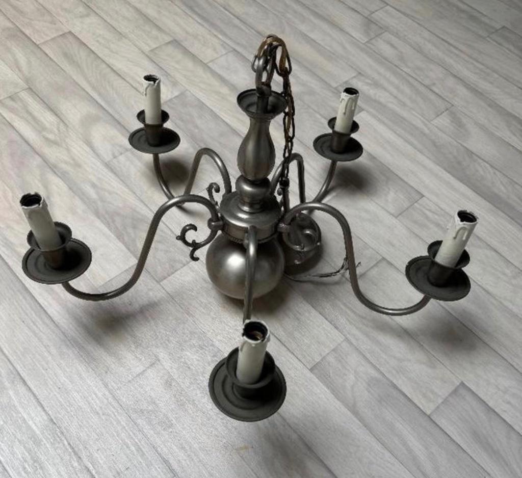 kroonluchter, Enlèvement, Utilisé, Métal, Klassiek/vintage