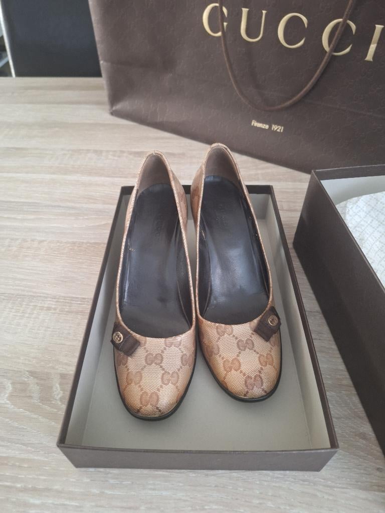 Gucci pumps voor dames, Kleding | Dames, Schoenen, Ophalen, Autre, Pumps, Bruin