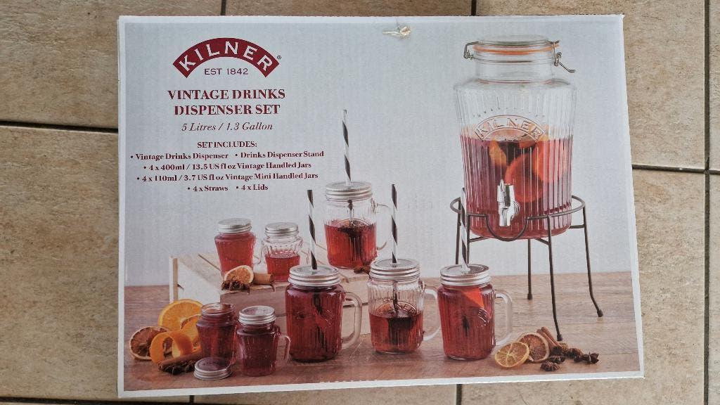 drinks dispenser set, Ophalen, Nieuw, Glas, Minder dan 50 cm