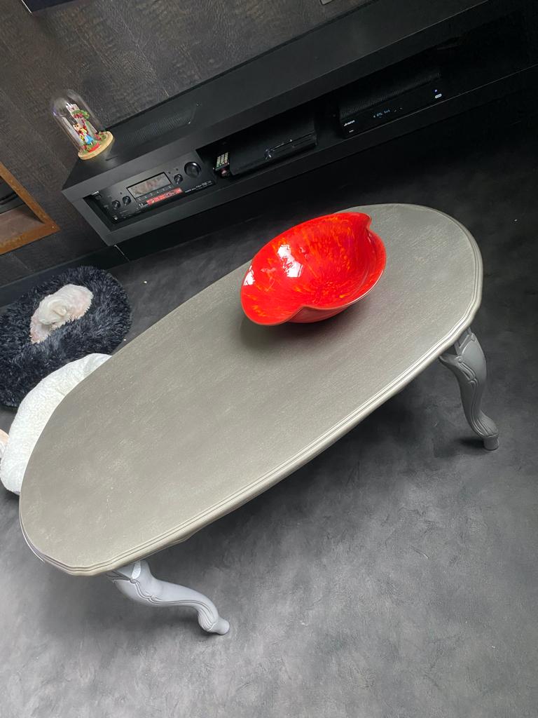 table de salon, Maison & Meubles, Tables | Tables de salon, Enlèvement, Utilisé, Ovale, Chêne