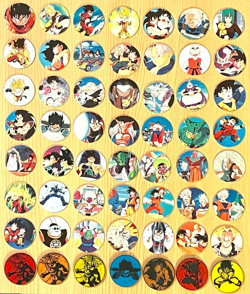 Lot de 49 Caps / Pog et 9 Kini / Slammer Dragon Ball Z, Ophalen of Verzenden, Verzameling
