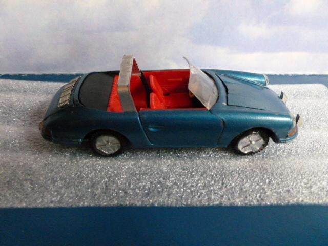 PORSCHE 911 Targa 1966 Blue 1/43 SABLON Belgian Miniature, Enlèvement ou Envoi, Comme neuf, Voiture, Autres marques