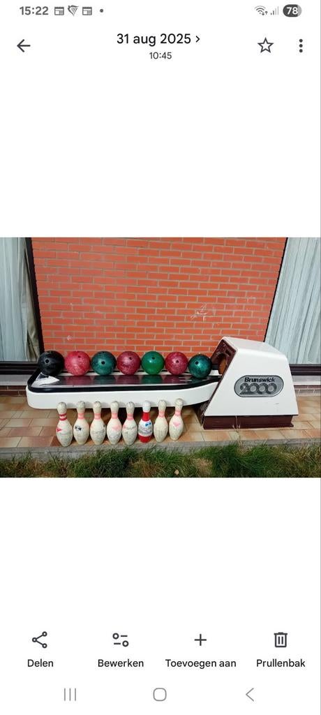 Des boules de bowling, des quilles et une piste pour tout re, Enlèvement